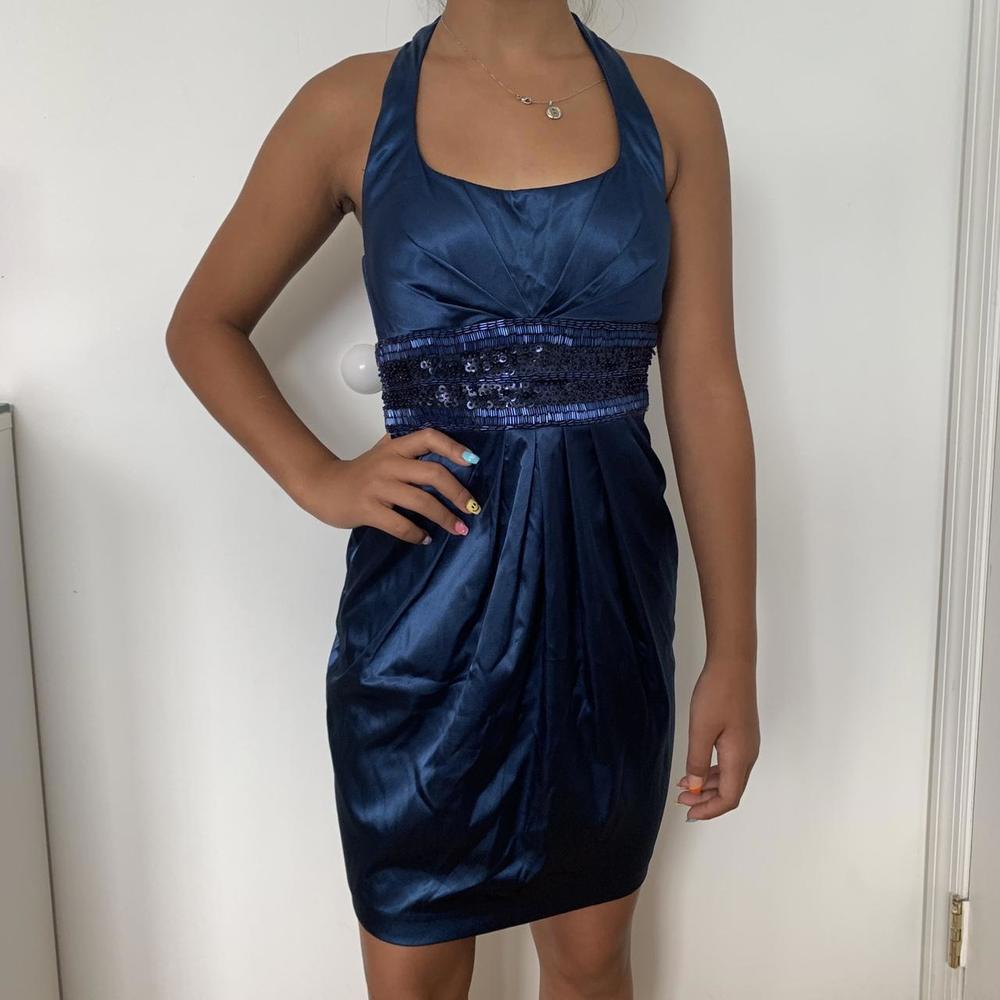 Bdarlin Blue Party Dress Cute